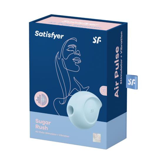 【德國Satisfyer】Sugar Rush 吸吮陰蒂震動器（粉藍）廠商直送