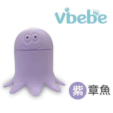 （滿$399送湯匙）【Vibebe】矽膠洗澡玩具-章魚紫
