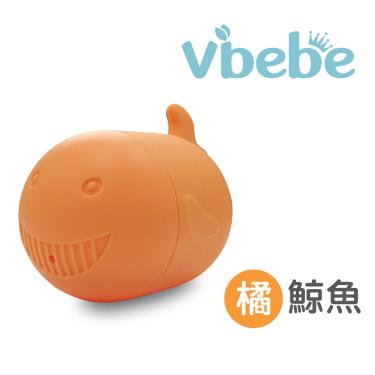（滿399送手帕）【Vibebe】矽膠洗澡玩具-鯨魚橘