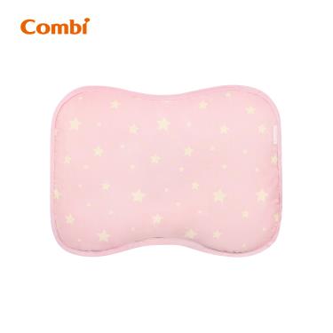 (2件95折，3件85折)【Combi 康貝】Ag+pro銀離子抗菌水洗棉枕 護頭枕（星星粉）（71277）