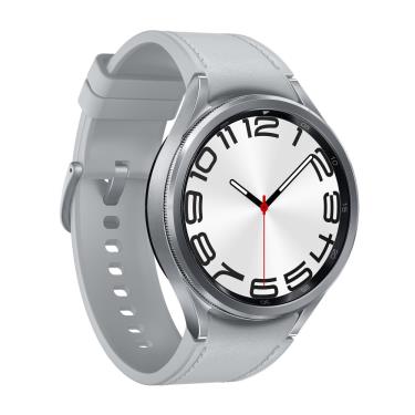 （贈益生菌+膠原蛋白）【SAMSUNG 三星】 Galaxy Watch6 Classic BT 47mm 辰曜銀(R960) 廠商直送
