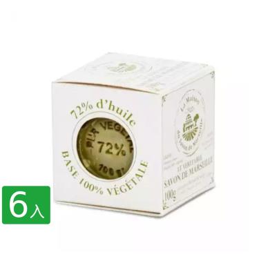 【法國馬賽皂之家】正統經典72%橄欖油馬賽皂100gX6（廠商直送）