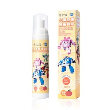 【oh care歐克威爾】Poli波力救援小英雄 兒童含氟護齒慕斯 100ml（蘋果）