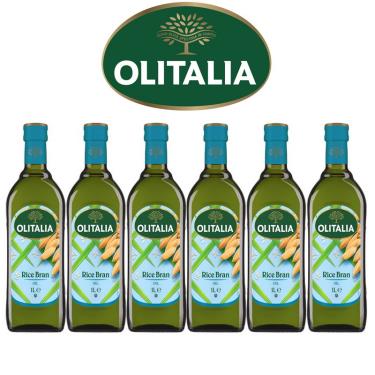 【Olitalia奧利塔】玄米油禮盒組(1000mlx6瓶) 廠商直送
