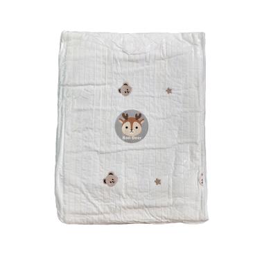 【Kori Deer 可莉鹿】韓式絎縫可拆洗嬰兒床加厚純棉防撞床圍欄（星星熊）120cm 廠商直送