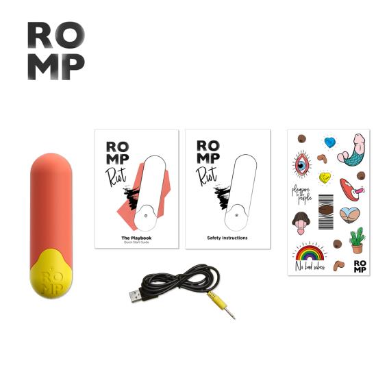 【德國ROMP】 Riot 子彈跳蛋 C點／ 珊瑚橘  廠商直送