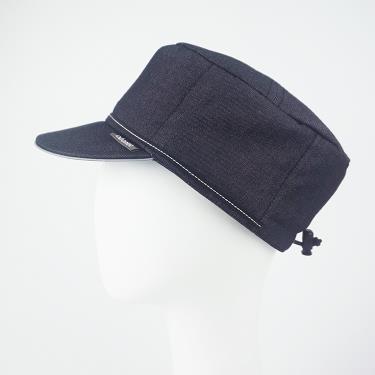 （享優惠價）【abonet】日本進口 頭部保護帽丹寧鴨舌款（黑色）／廠商直送