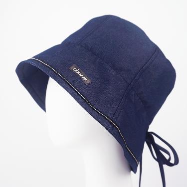 （享優惠價）【abonet】日本進口頭部保護帽丹寧漁夫款（藍色）／廠商直送