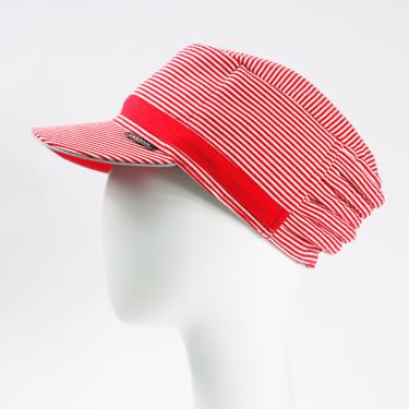 （享優惠價）【abonet】日本進口頭部保護帽經典鴨舌款（紅色）／廠商直送