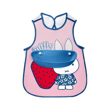 （預購20天內出貨）【JAR嚴選】兒童可拆式防水圍兜（A款）背心長兜（草莓）廠商直送
