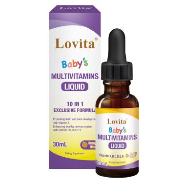 （保健滿額折）【Lovita愛維他】兒童綜合維生素滴液（30ml/瓶）[效期~2025/06/01]