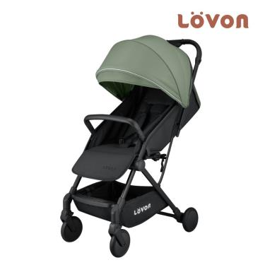 （預購，預計五月中旬出貨）【LOVON】GENIE 輕量秒收嬰兒手推車（橄欖綠）廠商直送