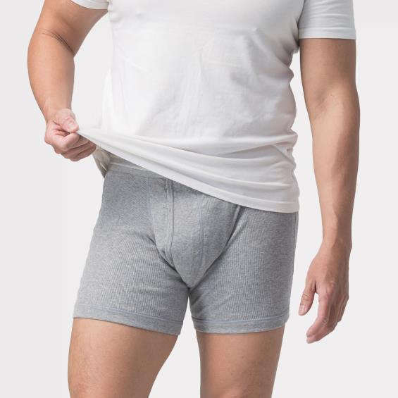 【IOHS十分幸福】日本速吸男性尿用內褲－灰色（80cc）M／廠商直送