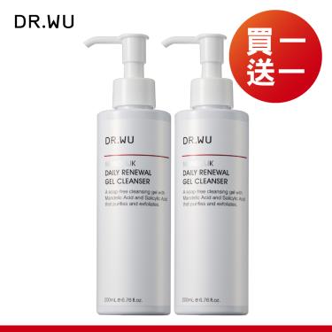 【DR.WU】杏仁酸溫和煥膚潔膚露（200mlx2入組）廠商直送