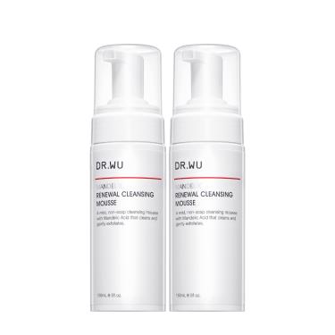【DR.WU】杏仁酸煥膚潔顏慕斯（150mlx2入組）廠商直送