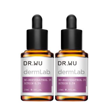 【DR.WU】 3%白藜蘆醇亮白修護精華15ML