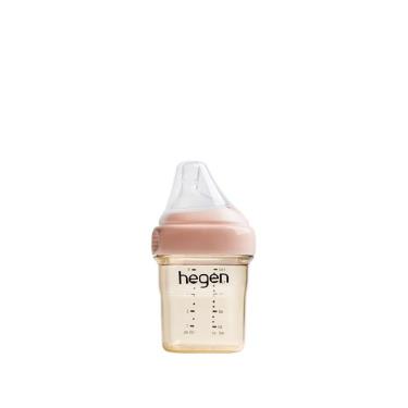 【hegen】金色奇蹟PPSU多功能方圓型寬口奶瓶 150ml （嫣粉） 廠商直送