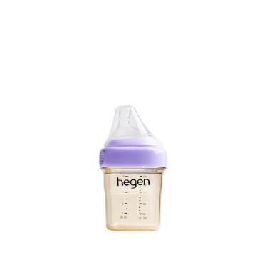 【hegen】金色奇蹟PPSU多功能方圓型寬口奶瓶 150ml （漾紫）廠商直送
