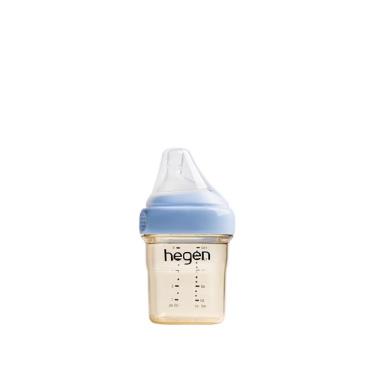 【hegen】金色奇蹟PPSU多功能方圓型寬口奶瓶 150ml （沁藍）廠商直送