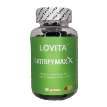 【Lovita愛維他】飽足複方軟糖（蘋果果膠+非洲芒果種子） （90顆/瓶）