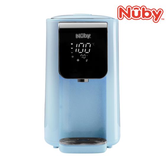 【Nuby】智能七段溫控調乳器（寶貝藍）廠商直送