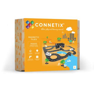 【澳洲Connetix】交通磁力積木-創意道路組（48pc）廠商直送