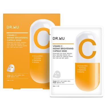 【DR.WU】維他命C瞬效亮白膠囊面膜（4片/盒）廠商直送