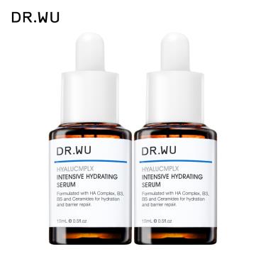 （滿額送）【DR.WU】 玻尿酸保濕精華液15ML(2入組) 廠商直送  活動至1/31