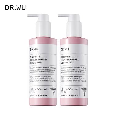 （滿額送）【DR.WU】 瞬適膚舒緩修護保濕乳250ML(2入組) 廠商直送  活動至2/28