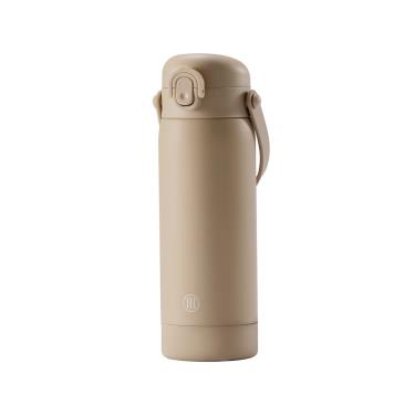 【Simba 小獅王辛巴】TEENYLITE手提吸管不鏽鋼保溫瓶450ml-焙茶