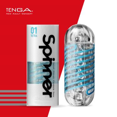 TENGA SPINNER 01 重複使用飛機杯-TETRA波刀紋款