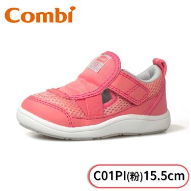 Combi NICEWALK醫學級成長機能鞋C01PI-粉15.5cm (17952) -廠