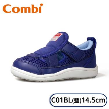 Combi NICEWALK醫學級成長機能鞋C01BL-藍14.5cm (17936) -廠