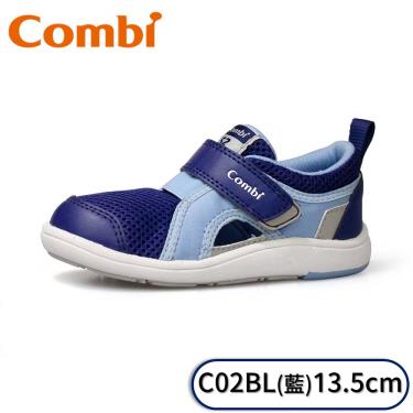 Combi NICEWALK醫學級成長機能鞋C02BL-藍13.5cm (17923) -廠