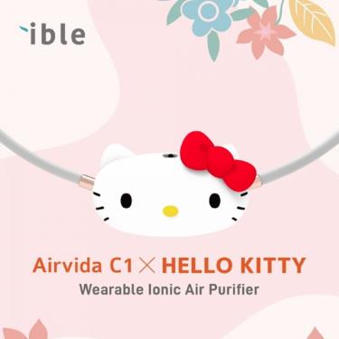 ible Airvida C1-Hello Kitty 穿戴式負離子空氣清淨機-經典紅