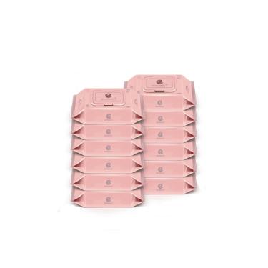 韓國ENBLANC  極柔純水濕紙巾20抽-輕柔木槿花 x12包-廠送