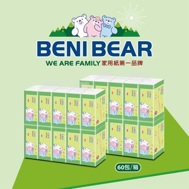 BeniBear邦尼熊 抽取式家用紙100抽x60包/箱-廠送