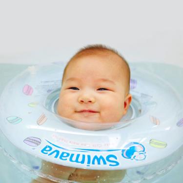 【英國Swimava】G1+ S1馬卡龍嬰兒游泳脖圈/泳褲套裝組 廠商直送