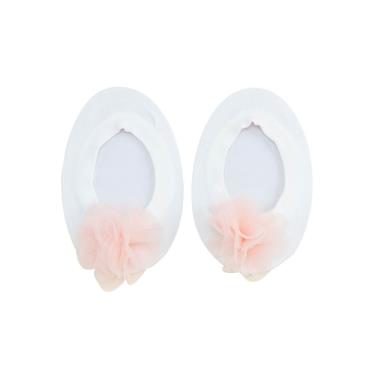 Happy Prince 韓國製 Floral花朵抗UV涼感嬰兒童踝襪 (兩色-白) 廠送