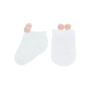 Happy Prince 韓國製 Libor球球輕薄嬰兒童短襪 (兩色/白S) 廠送