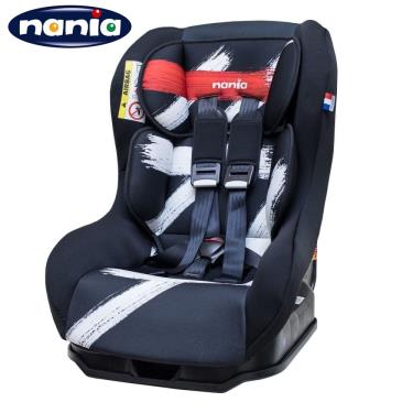 法國Nania 納尼亞 0-4歲安全汽座/汽庫安全座椅 筆刷紅 (廠)