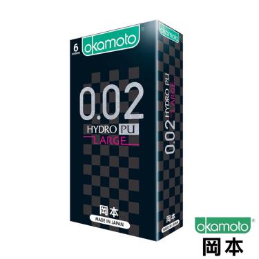 Okamoto岡本 002L舒適 Hydro水感勁薄 衛生套(6入裝)
