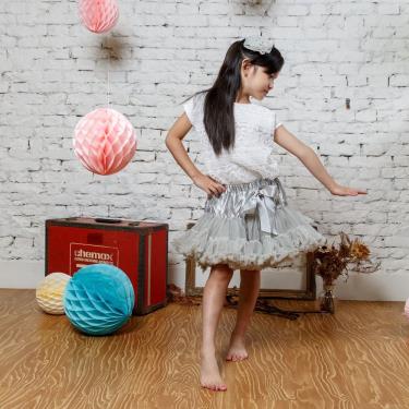日安朵朵 女嬰童雪紡蓬蓬裙 - 豌豆公主 110cm (80cm-130cm)-廠商直送