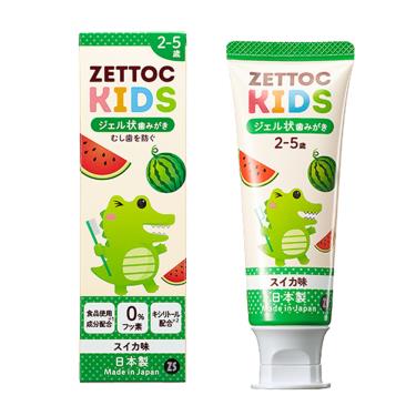 Zettoc澤托克 小鱷魚幼兒凝膠牙膏 西瓜口味70g
