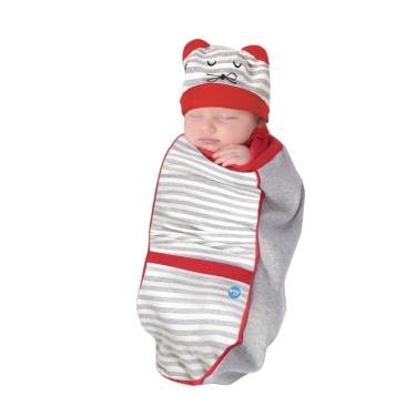 BABYjoe 美國製純棉手工包巾套組-彎彎笑鼠來寶寶-廠商直送
