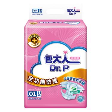 (任二箱折150)【包大人】全功能防護成人紙尿褲（XXL11片X6包／箱）
