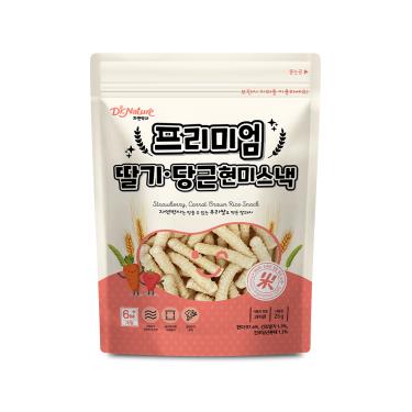 (即期出清)韓國Dr.Nature米博士 幸福農場 糙米草莓紅蘿蔔米棒25g 效期至2022/06/13