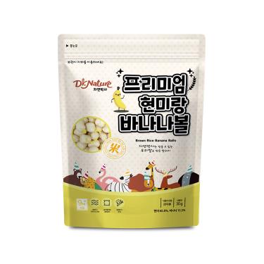 (2件9折)韓國Dr.Nature米博士 動物嘉年華 香蕉球球餅 30g