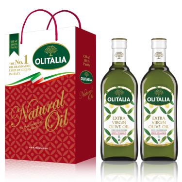(免運) Olitalia奧利塔 特級初榨橄欖油禮盒組1000mlx2瓶(廠送)