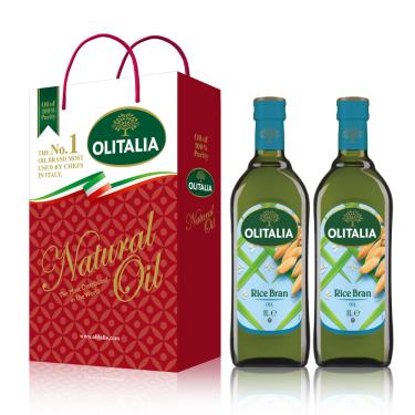 【Olitalia奧利塔】玄米油禮盒組1000mlx2瓶 廠商直送